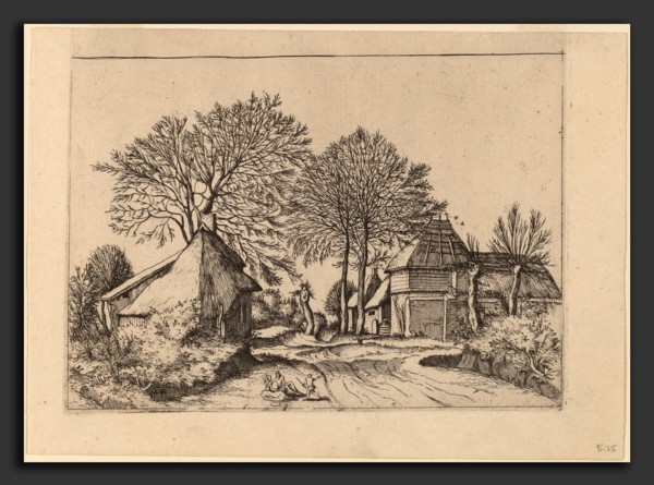 Johannes and Lucas van Doetechum after Master of the Small Landscapes (Dutch, died 1605), Road with