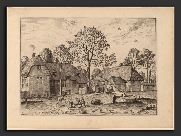 Johannes and Lucas van Doetechum after Master of the Small Landscapes (Dutch, died 1605), Farms