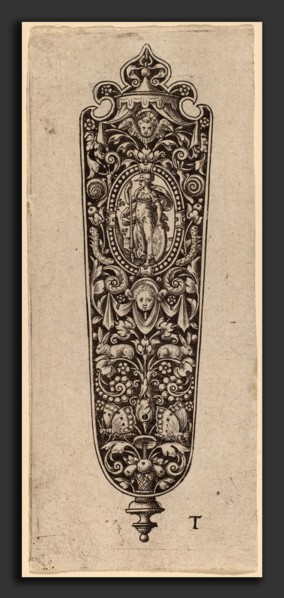 Theodor de Bry (Flemish, 1528 - 1598), Ornament, engraving