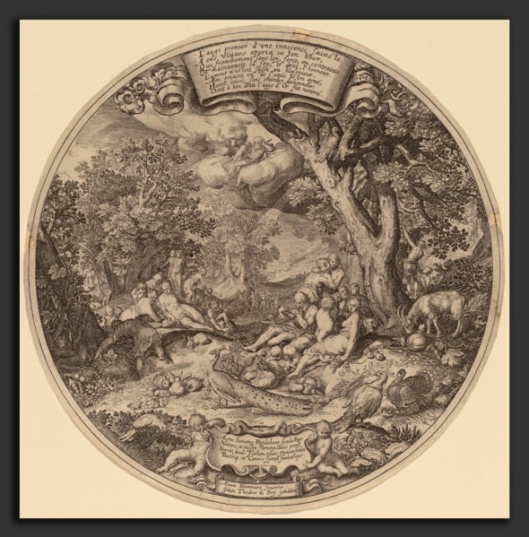 Jan Theodor de Bry after Abraham Bloemaert after Nicolaes de Bruyn (Flemish, 1561 - 1623), The