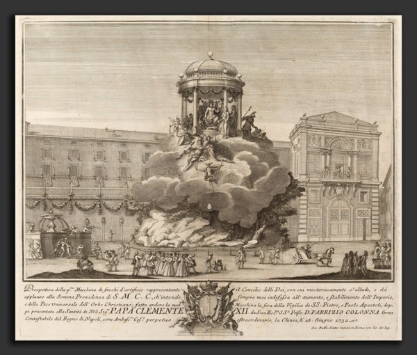 Giovanni Battista Sintes probably after Nicola Michetti (designer and architect) (Italian, c. 1680