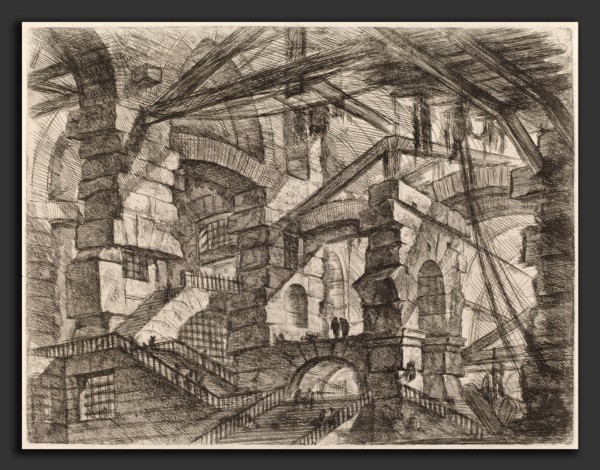 Giovanni Battista Piranesi (Italian, 1720 - 1778), The Gothic Arch, published 1750-1758, etching,