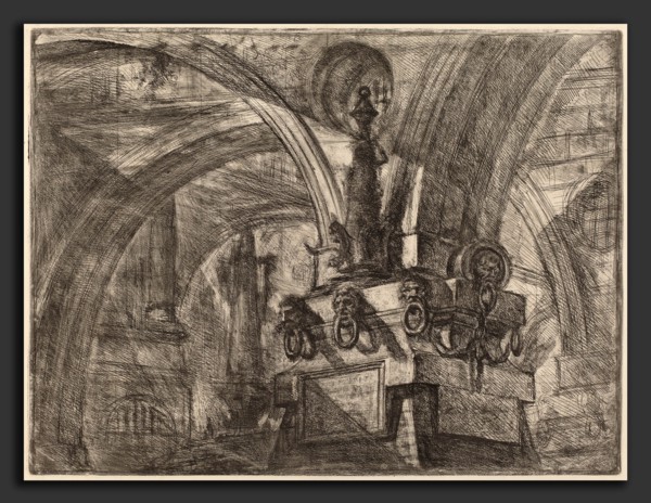 Giovanni Battista Piranesi (Italian, 1720 - 1778), The Pier with a Lamp, published 1749-1750,