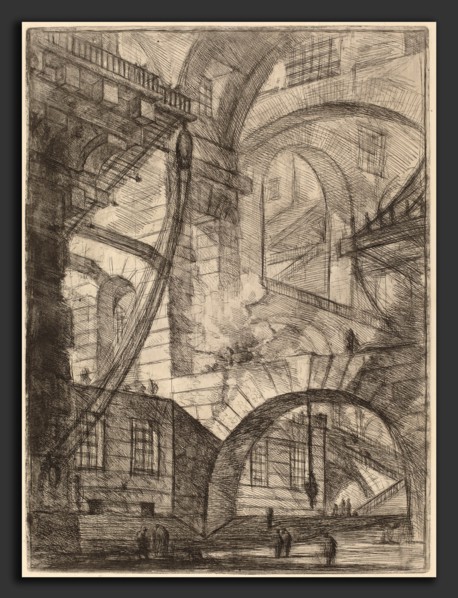 Giovanni Battista Piranesi (Italian, 1720 - 1778), The Smoking Fire, published 1749-1750, etching,