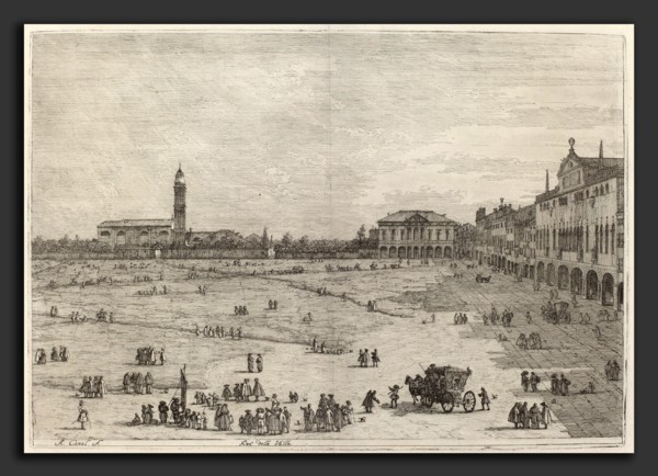 Canaletto (Italian, 1697 - 1768), Pra della Valle, c. 1735-1746, etching