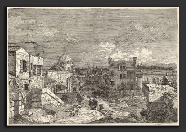 Canaletto (Italian, 1697 - 1768), Imaginary View of Venice, 1741, etching