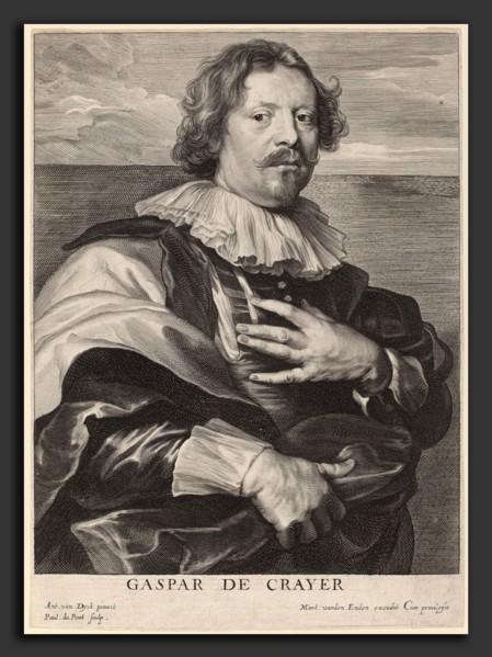 Paulus Pontius after Sir Anthony van Dyck, Gaspar de Crayer, Flemish, 1603 - 1658,