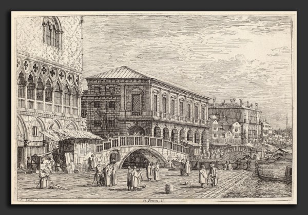 Canaletto (Italian, 1697 - 1768), Le Preson. V., c. 1735-1746, etching