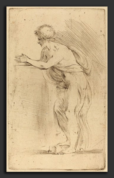 Stefano Della Bella (Italian, 1610 - 1664), Academy of a Young Man, etching on laid paper