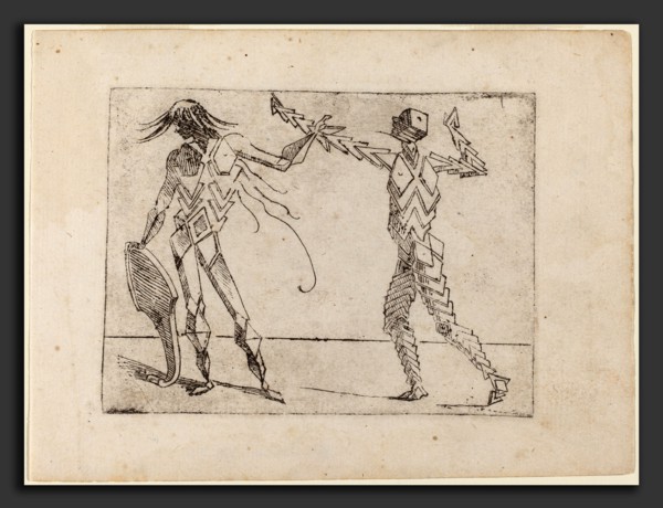 Giovanni Battista Bracelli (Italian, active c. 1624-1649), From "Bizzarie di varie Figure", 1624,