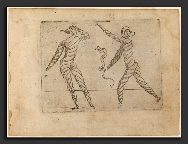 Giovanni Battista Bracelli (Italian, active c. 1624-1649), From "Bizzarie di varie Figure", 1624,
