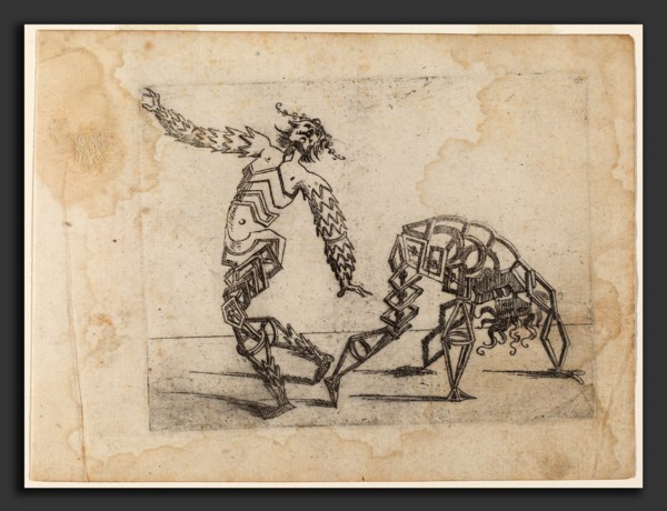 Giovanni Battista Bracelli (Italian, active c. 1624-1649), From "Bizzarie di varie Figure", 1624,