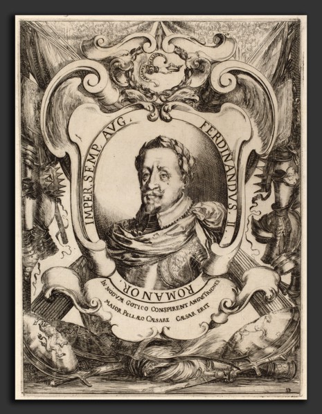 Stefano Della Bella (Italian, 1610 - 1664), The Emperor Ferdinand II, 1637, etching and engraving