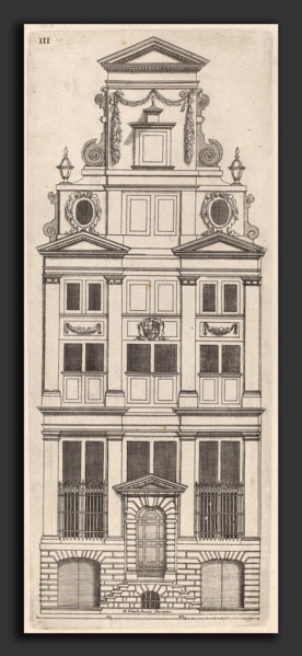 Vignola (author) and anonymous engraver after Philips Vingboons (Italian, 1507 - 1573), Dutch