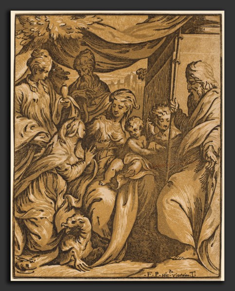 Guiseppe Nicolo Vicentino (Italian, active first half 16th century), The Virgin and Child with