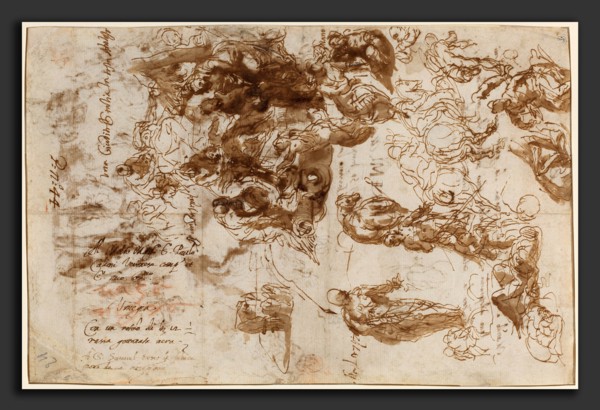Veronese (Italian, 1528 - 1588), Studies for Judith and Holofernes, David and Goliath, and Other
