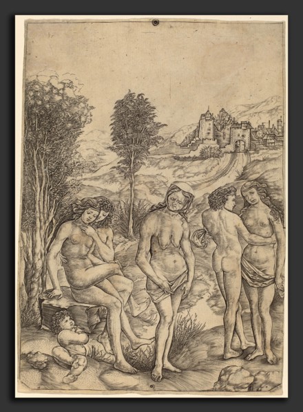 Christofano Robetta (Italian, 1462 - 1535 or after), Allegory of Envy, engraving