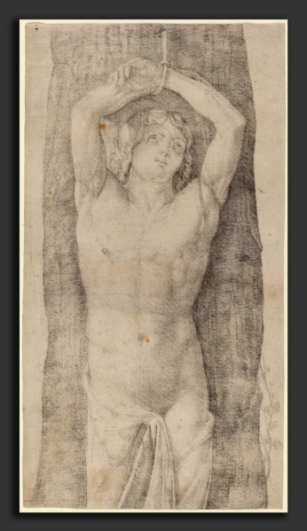 Jacopo de' Barbari (Italian, c. 1460-1470 - 1516 or before), Saint Sebastian, c. 1509, engraving