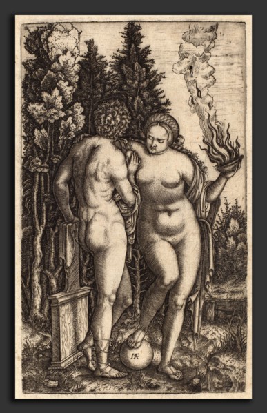 Marcantonio Raimondi possibly after Francesco Francia (Italian, c. 1480 - c. 1534), Man and Woman