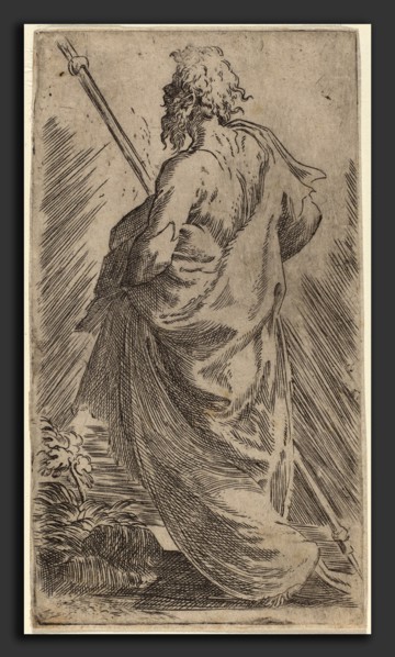 Parmigianino (Italian, 1503 - 1540), Saint James the Greater, etching