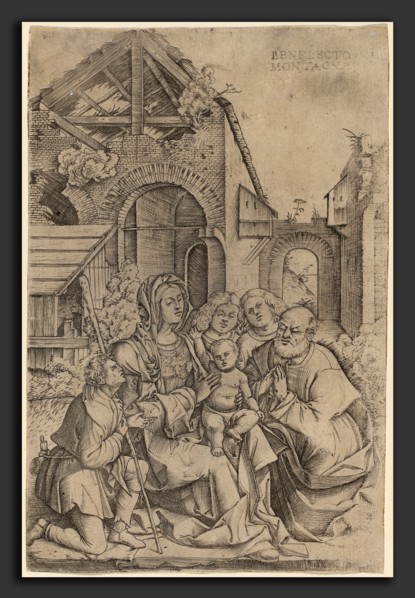 Benedetto Montagna (Italian, c. 1480 - 1555 or 1558), The Nativity, c. 1507, engraving