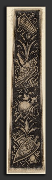 Italian 18th or 19th Century, Ornament Plate with Armor and Musical Instruments, late 18th or early