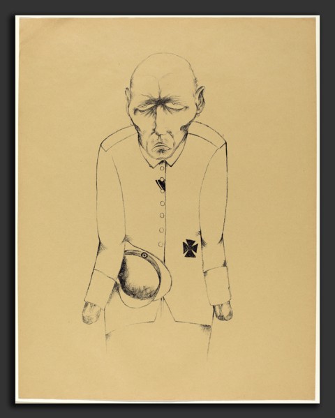 Heinrich Hoerle, Der Erwerbslose (The Unemployed Man), German, 1895 - 1936, 1920, lithograph on