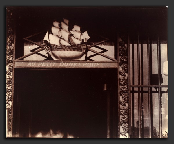 EugÃ¨ne Atget, Au Petit Dunkerque, 3 quai Conti, French, 1857 - 1927, 1900, albumen print