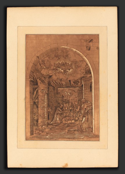 Johann Gottlieb Prestel (German, 1739 - 1808), The Adoration of the Shepherds, published 1782,