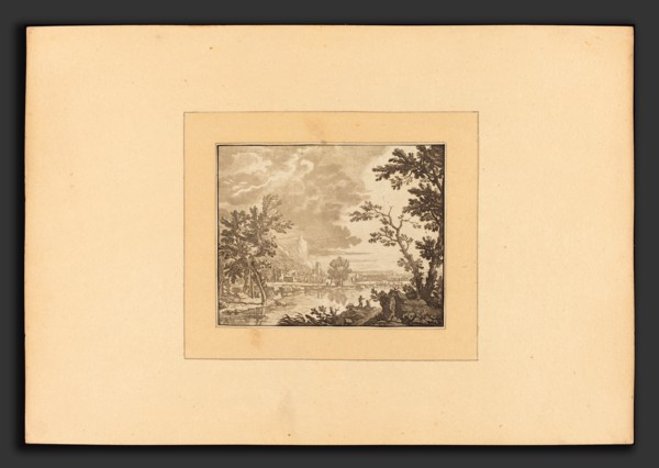 Katharina Prestel after Jan van Huysum (German, 1747 - 1794), Landscape, published 1782, aquatint