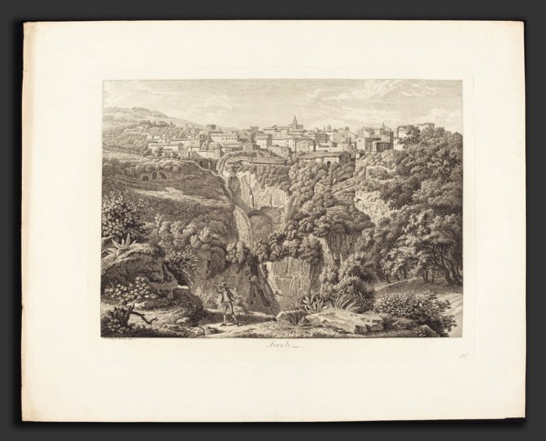 Albert Christoph Dies (Austrian, 1755 - 1822), Tivoli, 1793, etching on laid paper