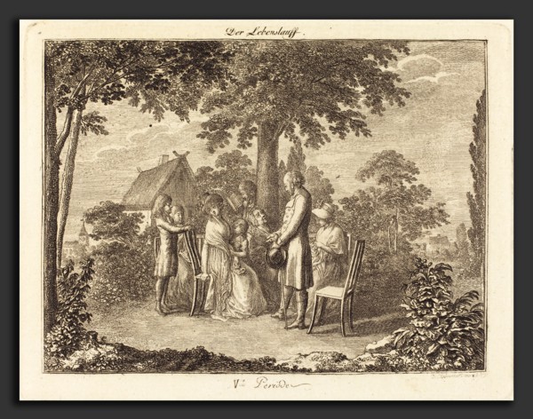 Daniel Nikolaus Chodowiecki (German, 1726 - 1801), Family Grown, 1793, etching
