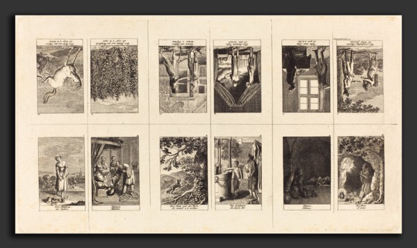 Daniel Nikolaus Chodowiecki (German, 1726 - 1801), Illustrations to Fables & Tales by Gellert,