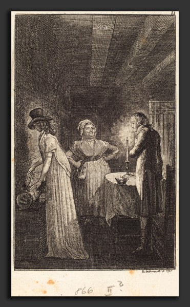 Daniel Nikolaus Chodowiecki (German, 1726 - 1801), The Voyage to Paris, 1798, etching