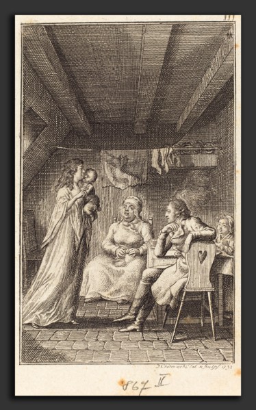 Daniel Nikolaus Chodowiecki (German, 1726 - 1801), The Voyage to Paris, 1798, etching