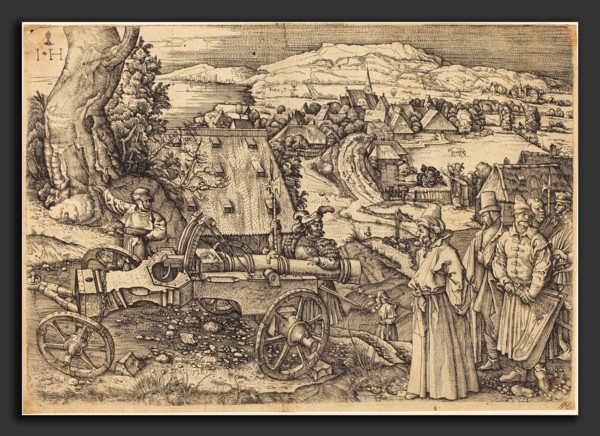 Hieronymus Hopfer after Albrecht DÃ¼rer (German, active c. 1520 - 1550 or after), The Great Cannon,
