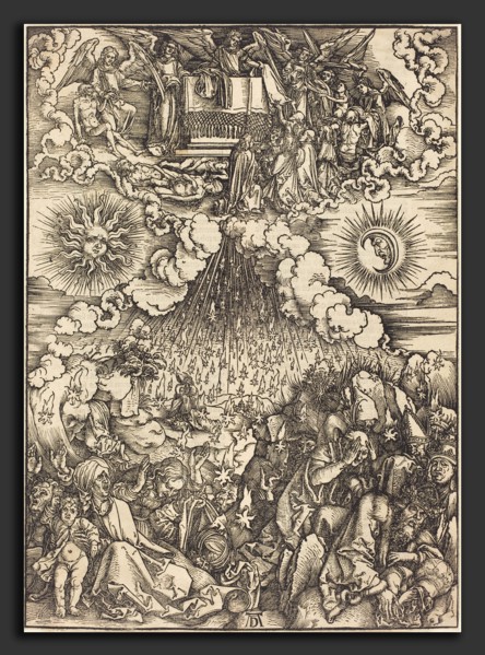 Albrecht DÃ¼rer (German, 1471 - 1528), The Opening of the Fifth and Sixth Seals, c. 1497, woodcut
