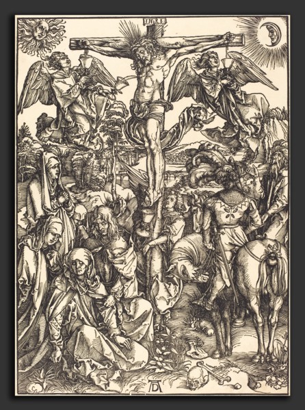 Albrecht DÃ¼rer (German, 1471 - 1528), The Crucifixion, c. 1497-1498, woodcut
