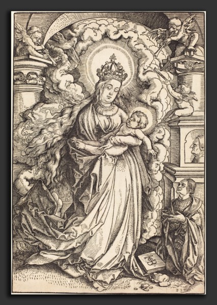 Hans Baldung Grien (German, 1484-1485 - 1545), Madonna and Child, 1515-1517, woodcut on laid paper