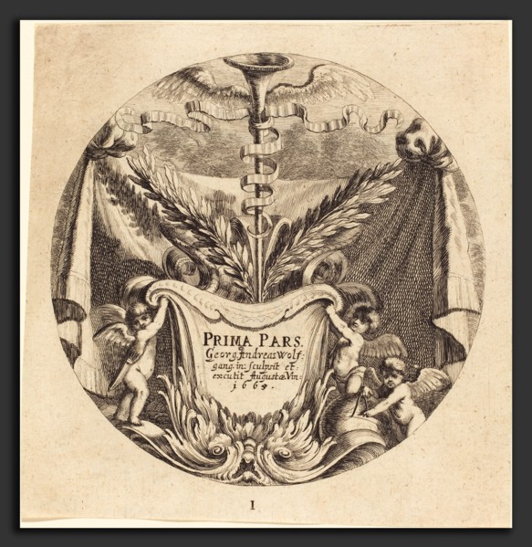 Georg Andreas Wolfgang, the Elder (German, 1631 - 1716), Title Page, 1665, etching on laid paper