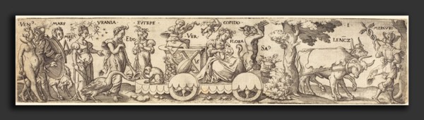 Virgil Solis (German, 1514 - 1562), Spring, engraving