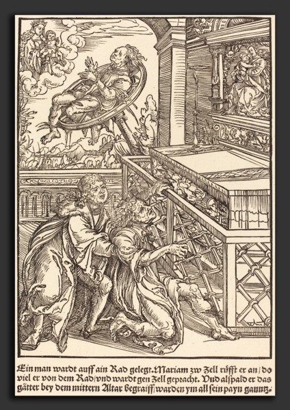 Master of the Miracles of Mariazell (German, active early 16th century), Ein man wardt auff ain