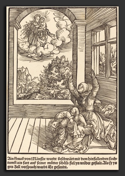 Master of the Miracles of Mariazell (German, active early 16th century), Ain khnab von Mansee