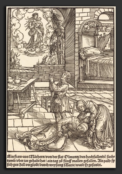 Master of the Miracles of Mariazell (German, active early 16th century), Ein frau aus Marhern, c.