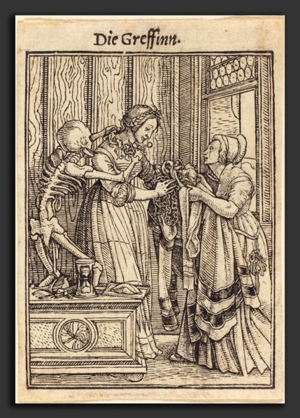Hans Holbein the Younger (German, 1497-1498 - 1543), Countess, woodcut