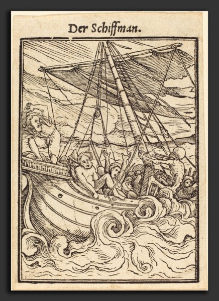 Hans Holbein the Younger (German, 1497-1498 - 1543), Sailor, woodcut