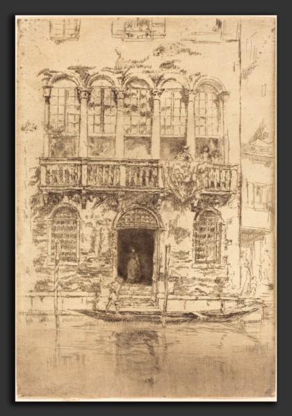 James McNeill Whistler (American, 1834 - 1903), The Balcony, 1879-1880, etching