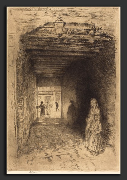 James McNeill Whistler (American, 1834 - 1903), The Beggars, 1879-1880, etching