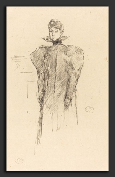 James McNeill Whistler, The Medici Collar, American, 1834 - 1903, lithograph