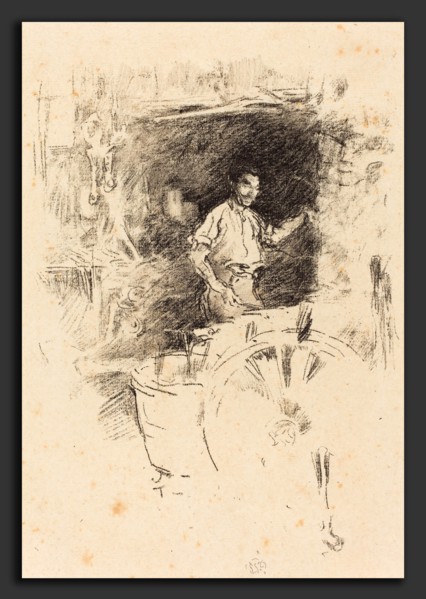James McNeill Whistler (American, 1834 - 1903), The Blacksmith, 1895, lithograph